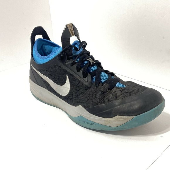 Men's Nike Zoom Crusader Low Basketball Shoes Blue/Black Size 12 630909-002 - Picture 2 of 8